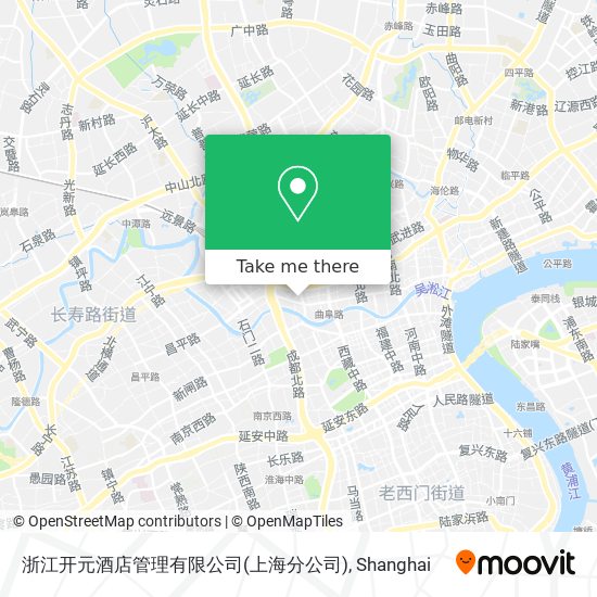 浙江开元酒店管理有限公司(上海分公司) map