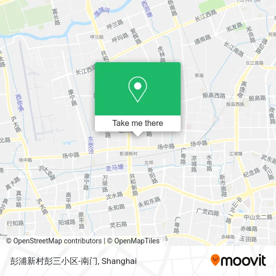 彭浦新村彭三小区-南门 map