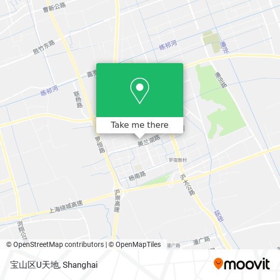 宝山区U天地 map