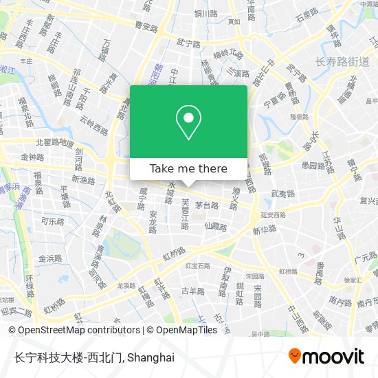 长宁科技大楼-西北门 map