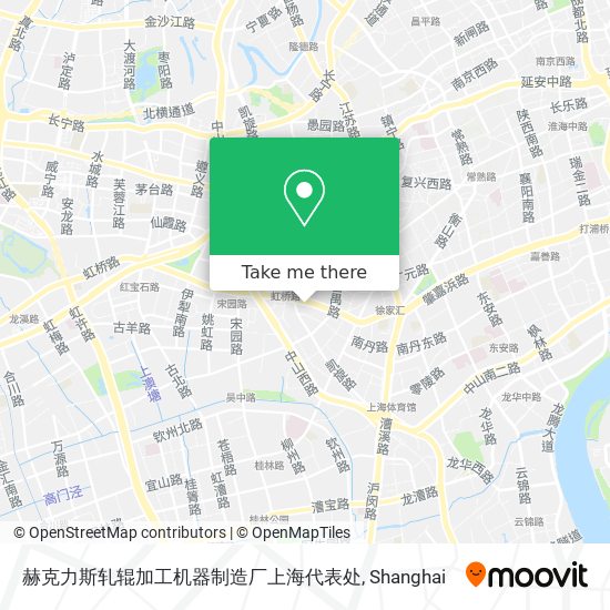 赫克力斯轧辊加工机器制造厂上海代表处 map