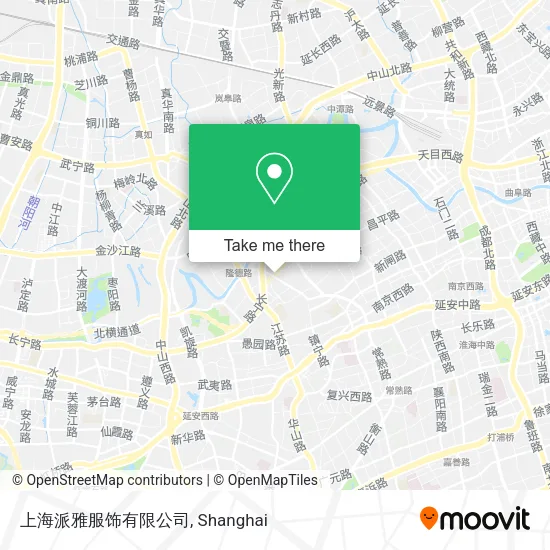 上海派雅服饰有限公司 map