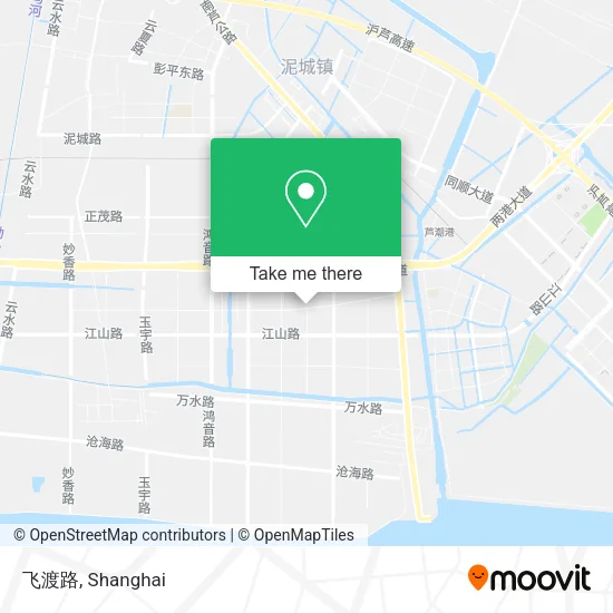 飞渡路 map