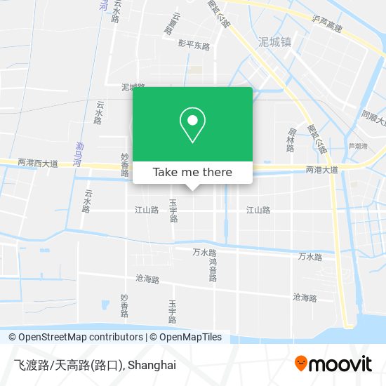 飞渡路/天高路(路口) map