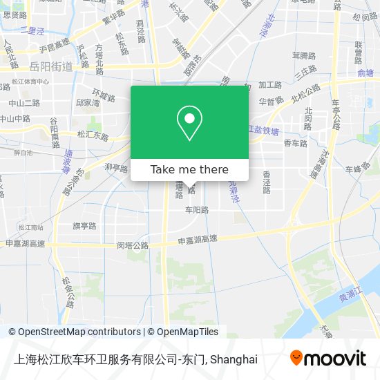 上海松江欣车环卫服务有限公司-东门 map