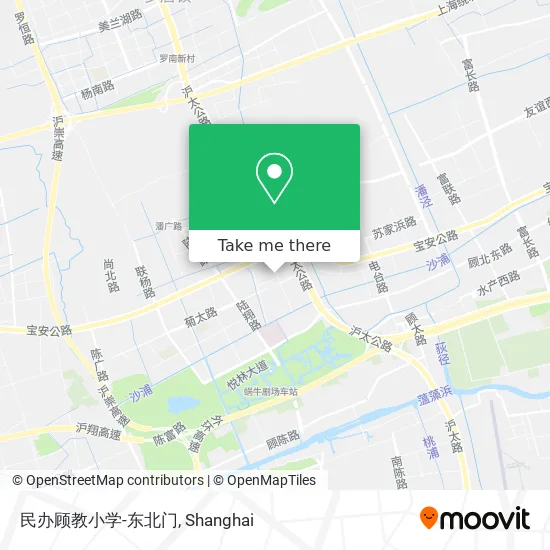 民办顾教小学-东北门 map