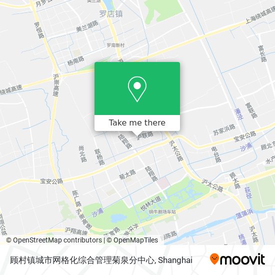 顾村镇城市网格化综合管理菊泉分中心 map