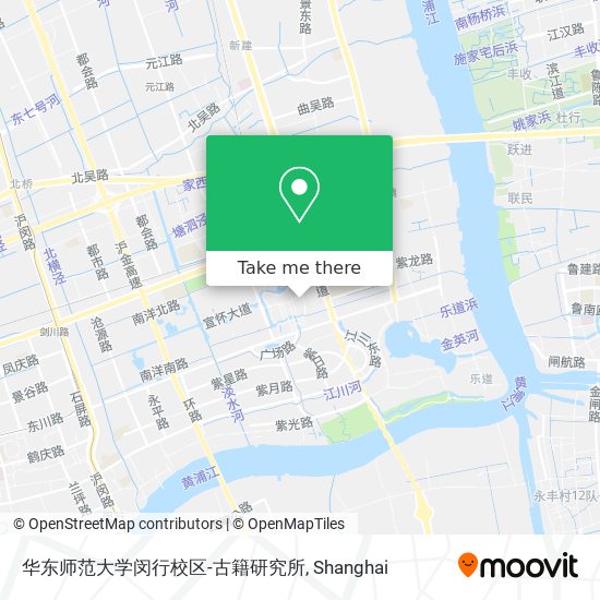 华东师范大学闵行校区-古籍研究所 map