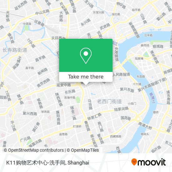 K11购物艺术中心-洗手间 map