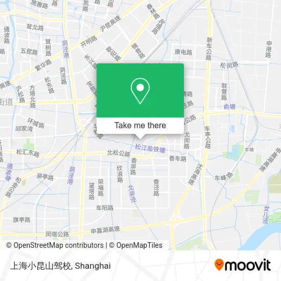 上海小昆山驾校 map
