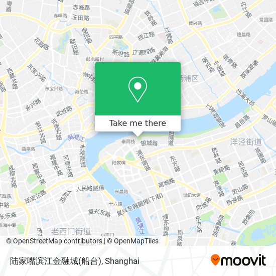陆家嘴滨江金融城(船台) map