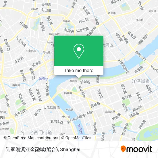 陆家嘴滨江金融城(船台) map