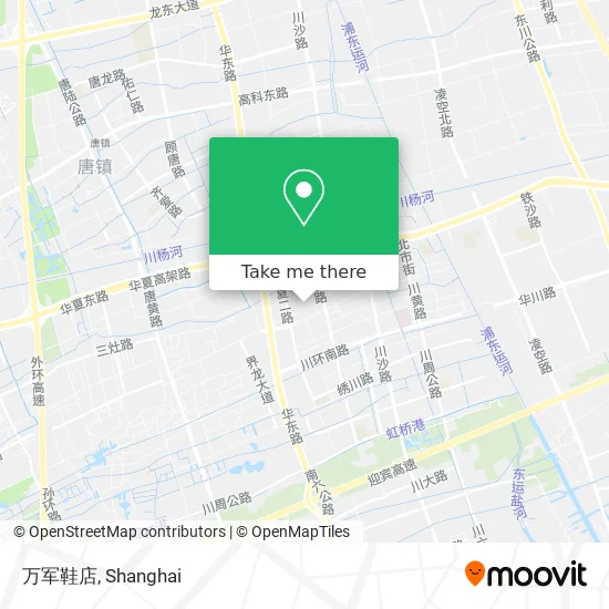 万军鞋店 map