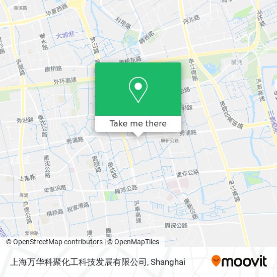 上海万华科聚化工科技发展有限公司 map