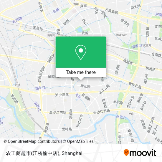 农工商超市(江桥榆中店) map