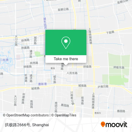 拱极路2666号 map