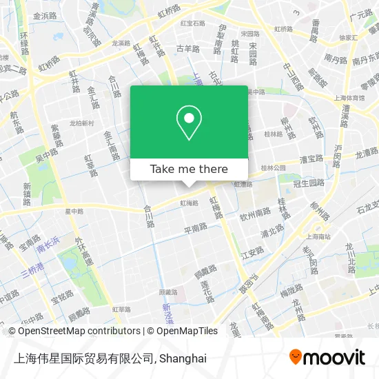 上海伟星国际贸易有限公司 map