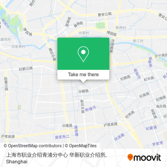 上海市职业介绍青浦分中心  华新职业介绍所 map