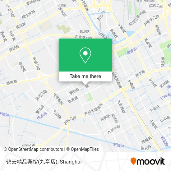 锦云精品宾馆(九亭店) map