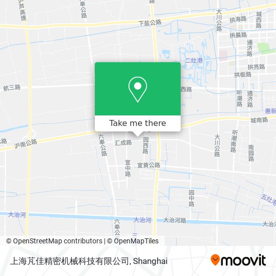上海芃佳精密机械科技有限公司 map