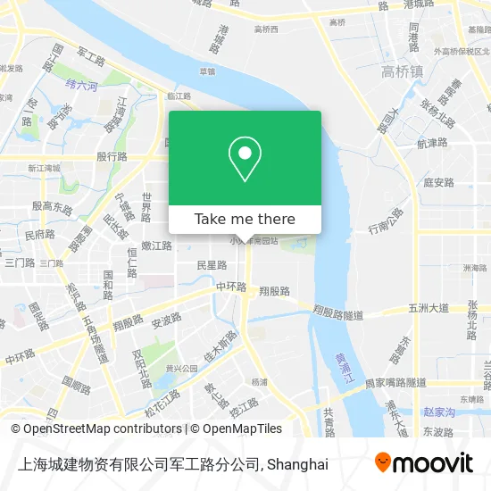 上海城建物资有限公司军工路分公司 map