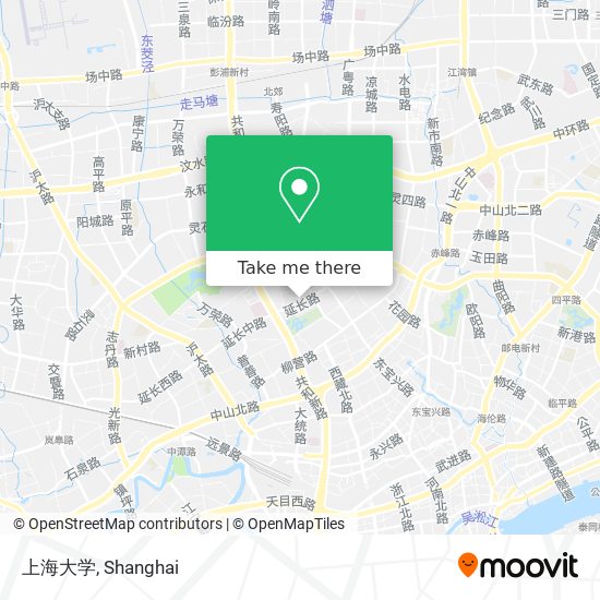 上海大学 map