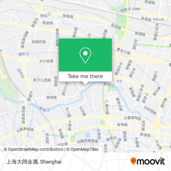 上海大阔金属 map