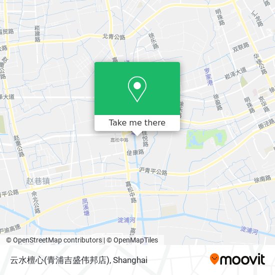 云水檀心(青浦吉盛伟邦店) map