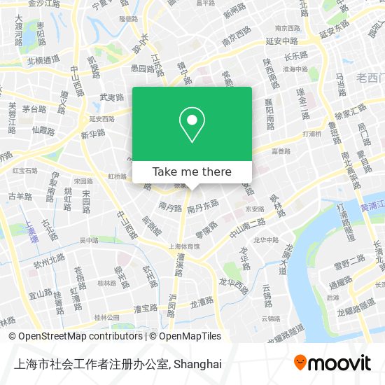 上海市社会工作者注册办公室 map
