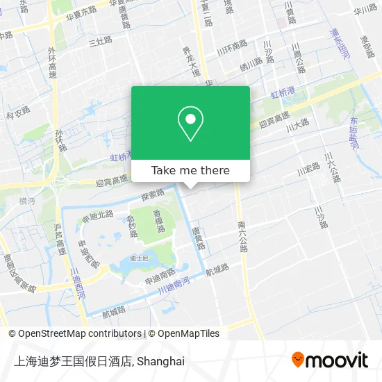 上海迪梦王国假日酒店 map