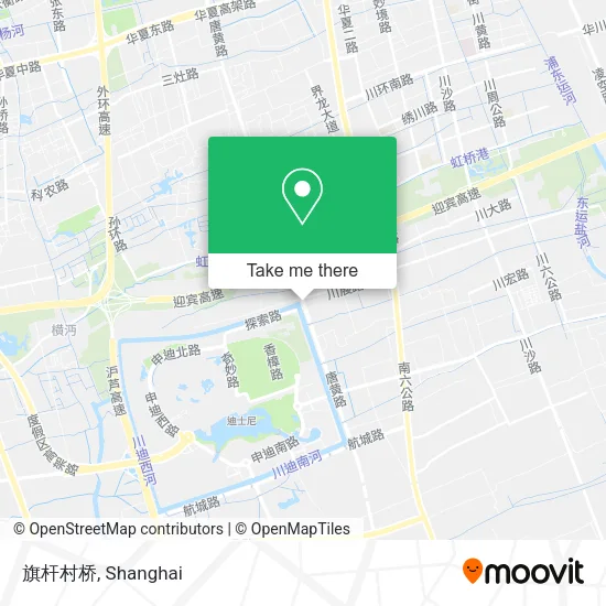 旗杆村桥 map