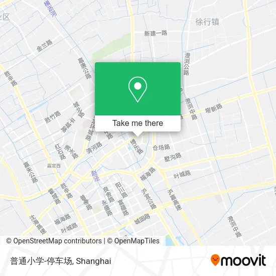 普通小学-停车场 map
