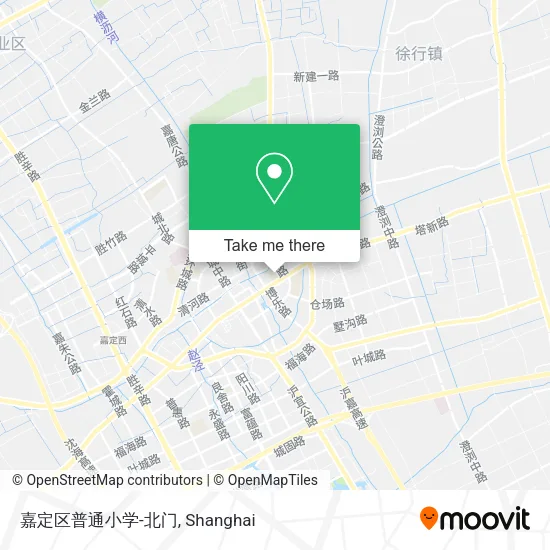 嘉定区普通小学-北门 map