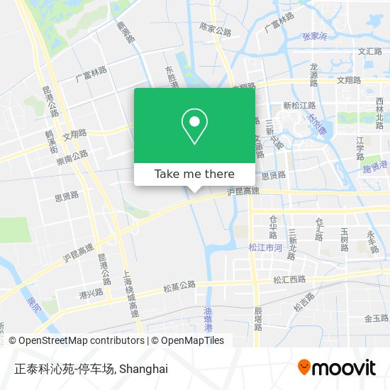 正泰科沁苑-停车场 map