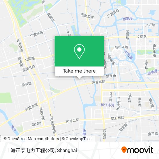 上海正泰电力工程公司 map