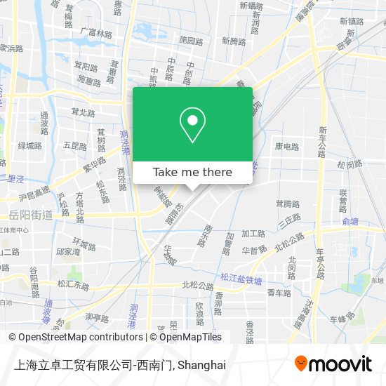 上海立卓工贸有限公司-西南门 map