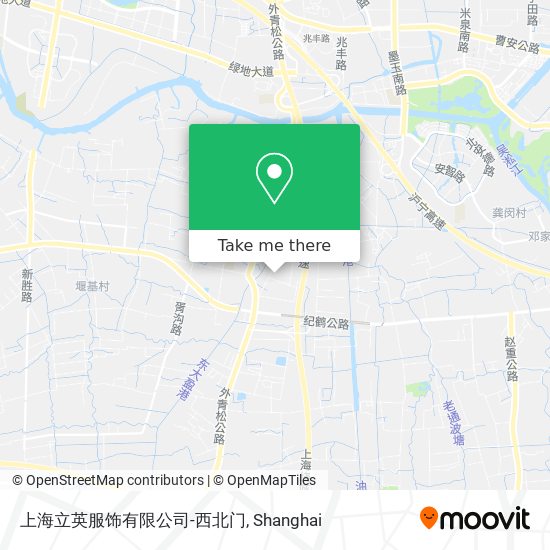 上海立英服饰有限公司-西北门 map
