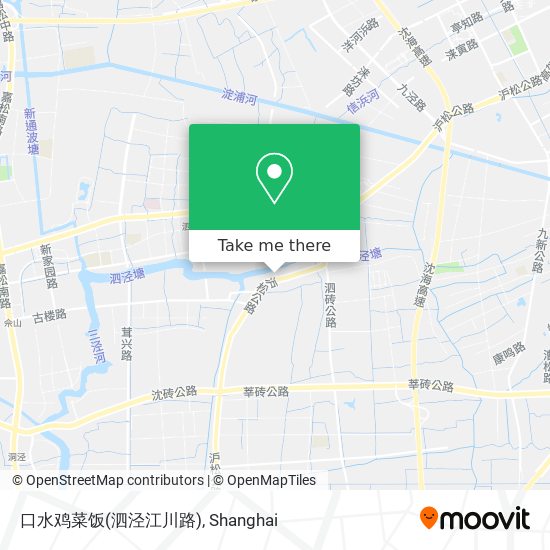 口水鸡菜饭(泗泾江川路) map