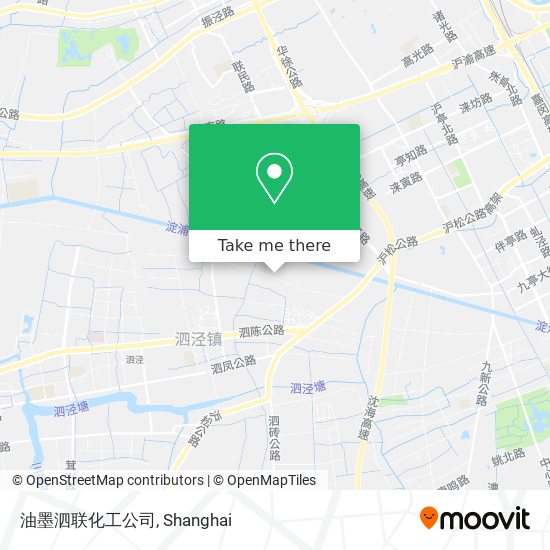 油墨泗联化工公司 map