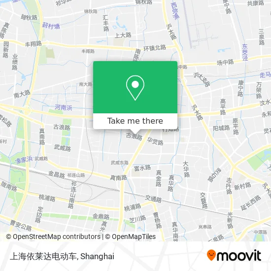 上海依莱达电动车 map