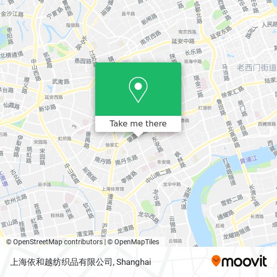 上海依和越纺织品有限公司 map