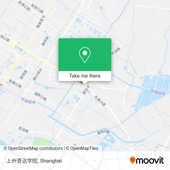 上外贤达学院 map