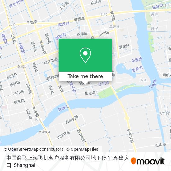 中国商飞上海飞机客户服务有限公司地下停车场-出入口 map