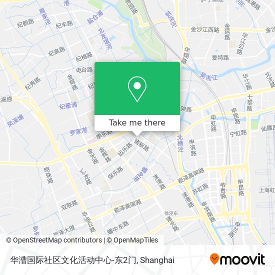 华漕国际社区文化活动中心-东2门 map