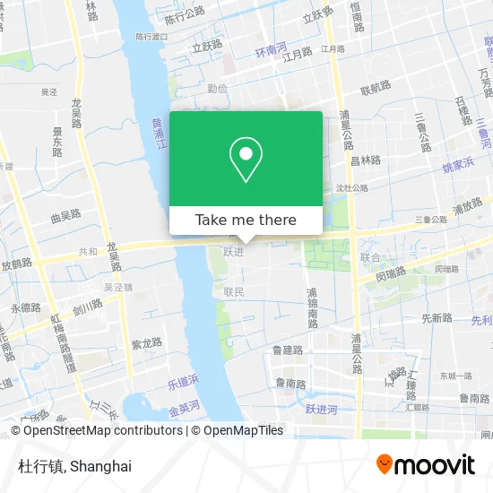 杜行镇 map