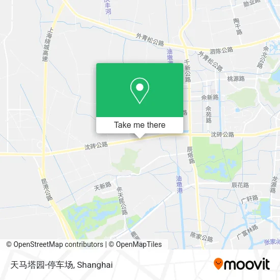 天马塔园-停车场 map