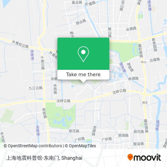 上海地震科普馆-东南门 map