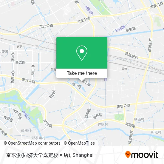 京东派(同济大学嘉定校区店) map