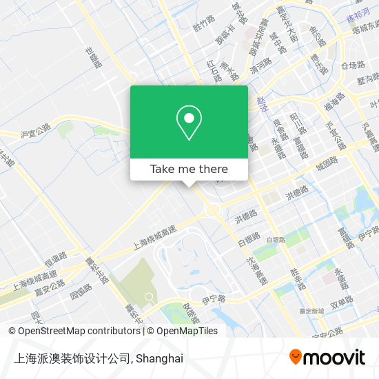 上海派澳装饰设计公司 map