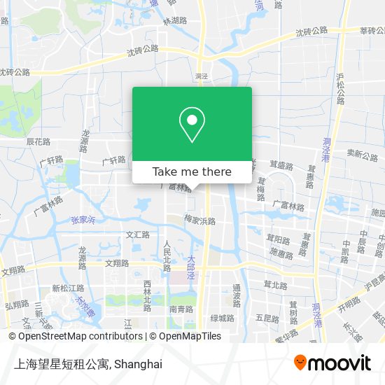上海望星短租公寓 map